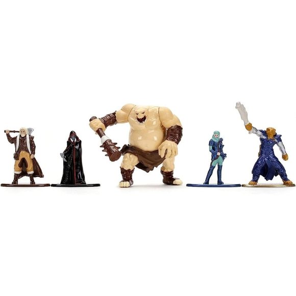 2020 Jada Toys Die Cast Dungeons & Dragons - 5 Pcs Figure Set - Brand NEW - Picture 1 of 10